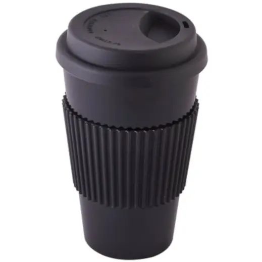 Bamboo 350ml Coffee Mug Black